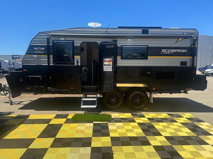 2025 JB Caravans Scorpion Sting 19'6 Front Door