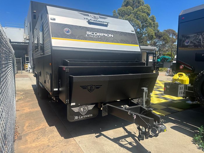 2025 JB Caravans Scorpion Sting 19'6 Front Door