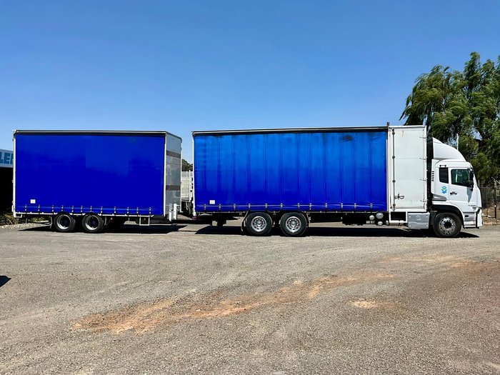 2018 UD Quon 26-390 11Litre Ishift Only 186000 Klm $139000+Gst UD QUON 26-390 WHITE