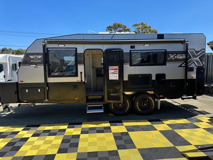 2025 JB Caravans Dirt Road Xtreme 20' Front Door