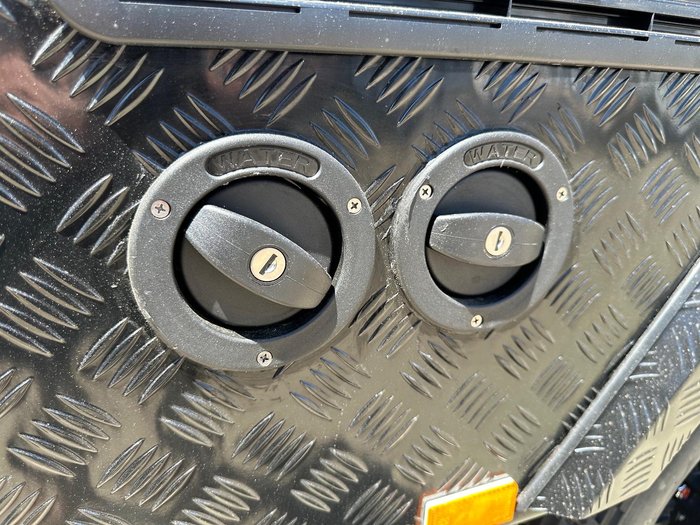 2025 JB Caravans Dirt Road Xtreme 20' Front Door