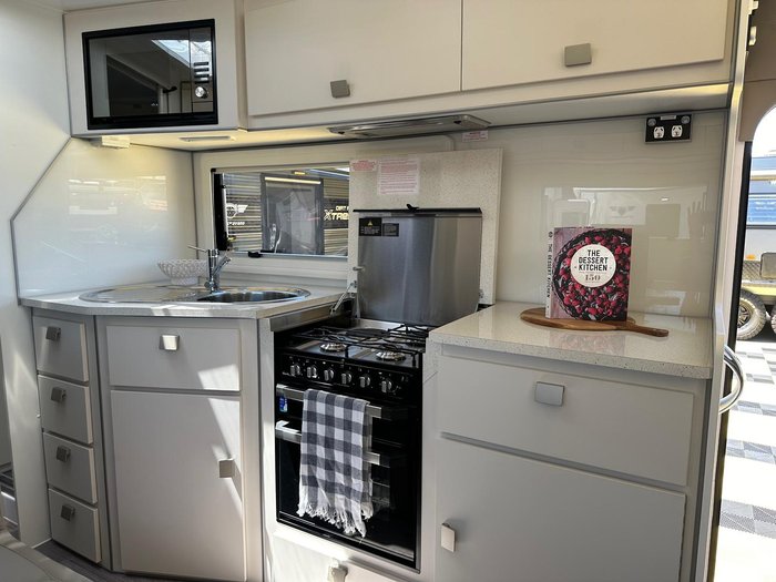 2025 JB Caravans Dirt Road Xtreme 20' Front Door