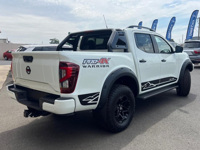 2023 Nissan Navara PRO-4X Warrior D23 MY23 4X4 Dual Range White Pearl