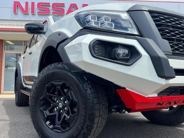 2023 Nissan Navara PRO-4X Warrior D23 MY23 4X4 Dual Range White Pearl