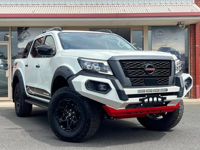 2023 Nissan Navara PRO-4X Warrior D23 MY23 4X4 Dual Range White Pearl