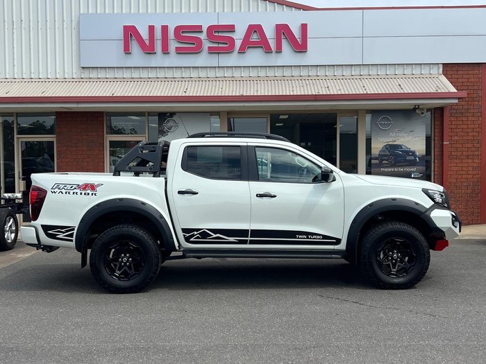2023 Nissan Navara PRO-4X Warrior D23 MY23 4X4 Dual Range White Pearl