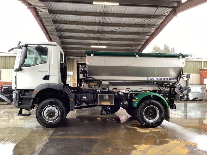 2024 MAN Tgm 18.320 4X4 Spreader In Stock Now! White