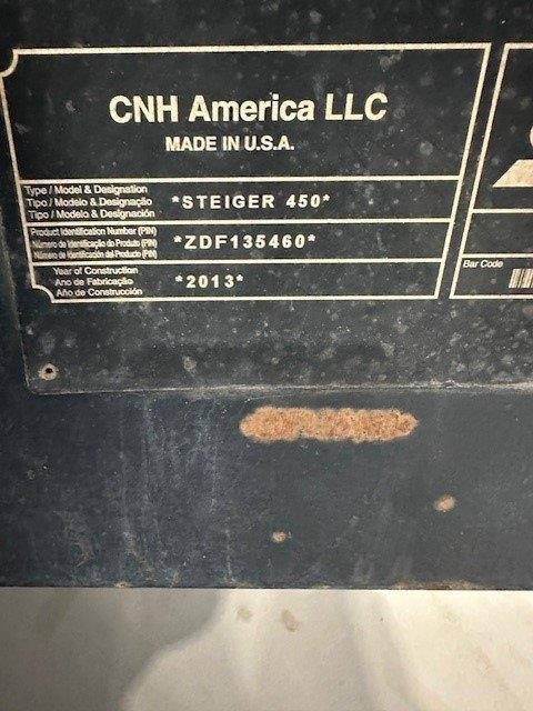 2013 CASE IH Steiger 450Hd Afs 