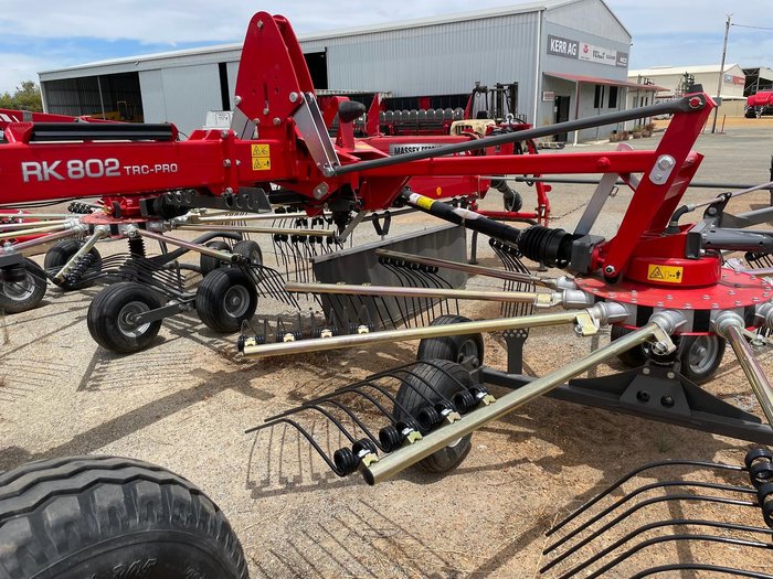 2025 Massey Ferguson 802 8Mtr Two Rotor Centre Swath Hay Rake