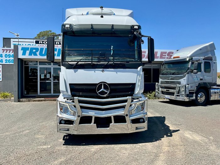 2021 Mercedes Benz 2653 Low Klm Light Use Euro 6 Rwc $113650+Gst See Cond MERCEDES BENZ 2653 SLEEPER WHITE