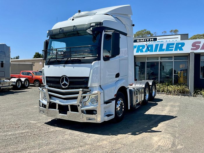 2021 Mercedes Benz 2653 Low Klm Light Use Euro 6 Rwc $113650+Gst See Cond MERCEDES BENZ 2653 SLEEPER WHITE