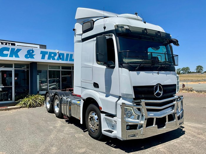 2021 Mercedes Benz 2653 Low Klm Light Use Euro 6 Rwc $113650+Gst See Cond MERCEDES BENZ 2653 SLEEPER WHITE