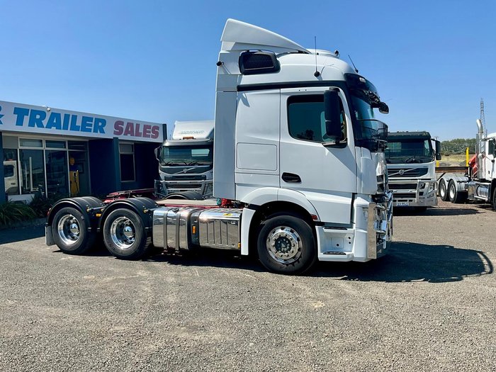 2021 Mercedes Benz 2653 Low Klm Light Use Euro 6 Rwc $113650+Gst See Cond MERCEDES BENZ 2653 SLEEPER WHITE