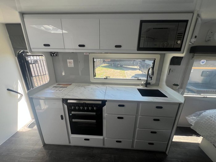 2025 JB Caravans Scoprion Sting 20'6 Rear Door