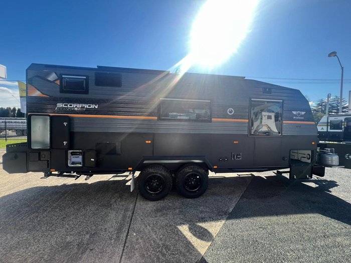 2025 JB Caravans Scoprion Sting 20'6 Rear Door