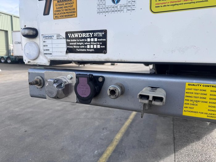 2019 Vawdrey St3 34 Pallet Sd B Double Refrigerated Roll Back Lead