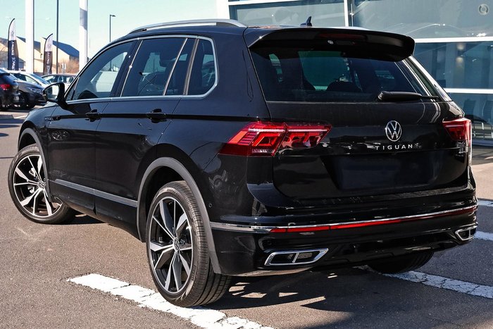 2024 Volkswagen Tiguan 162TSI R-Line 5N MY24 Four Wheel Drive Deep Black