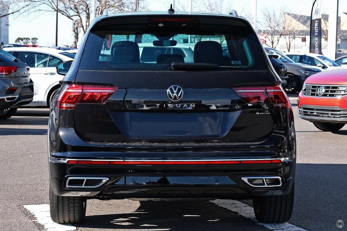 2024 Volkswagen Tiguan 162TSI R-Line 5N MY24 Four Wheel Drive Deep Black