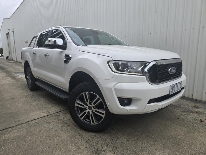 2021 Ford Ranger XLT Hi-Rider PX MkIII MY21.75 4x2 Arctic White