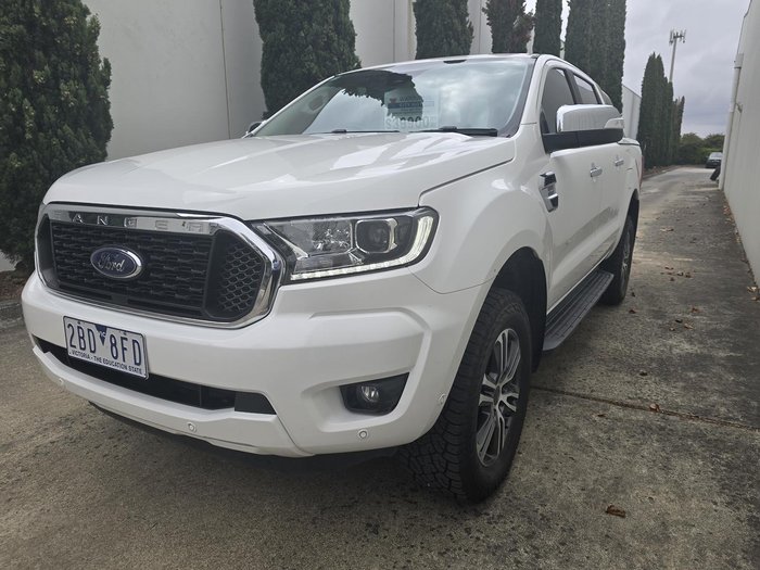 2021 Ford Ranger XLT Hi-Rider PX MkIII MY21.75 4x2 Arctic White