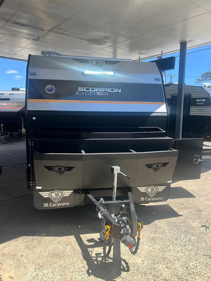 2025 JB Caravans Scorpion Sting Air 19'6 Front Door