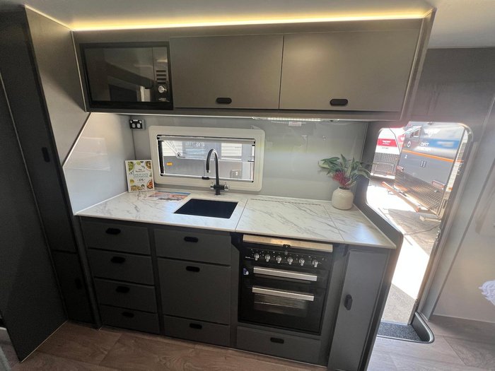 2025 JB Caravans Scorpion Sting Air 19'6 Front Door