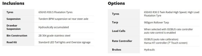 2025 Hansa T23 Tandem Axle 24Mt Trailing Spreader