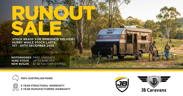 2025 JB Caravans Dirt Roader 20'8 Family Bunk