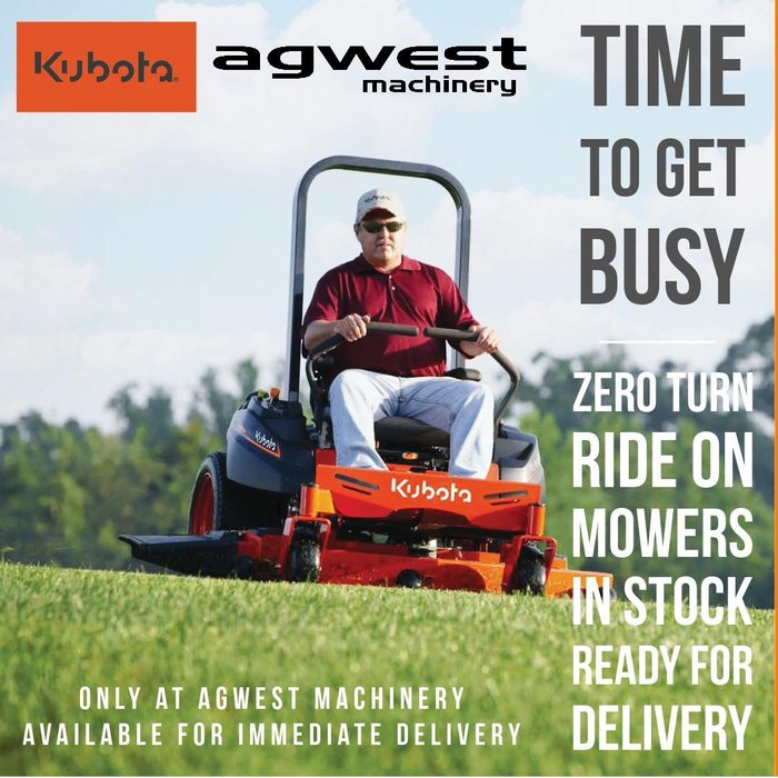 2025 Kubota Z242kh-48" Deck 22Hp Petrol Zero Turn Mower