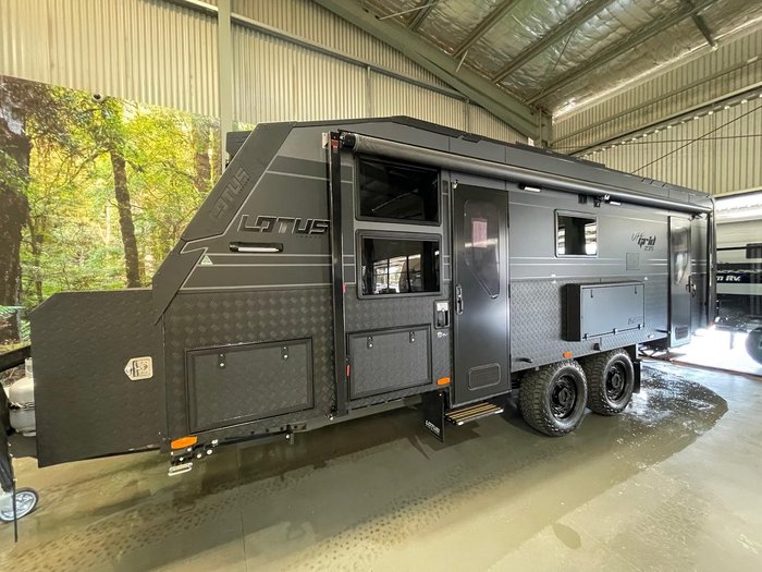 2025 Lotus Caravans 23'5 Dual Door Off Grid Double Bunk