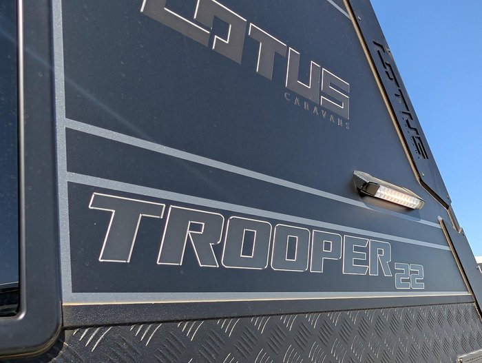2025 Lotus Caravans 22' Rear Club Trooper