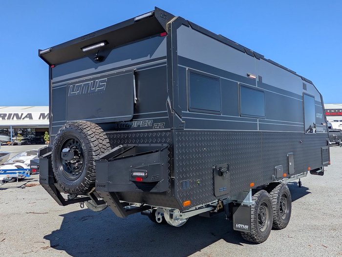 2025 Lotus Caravans 22' Rear Club Trooper