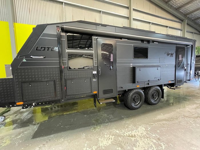 2025 Lotus Caravans 23'5 Dual Door Off Grid Double Bunk