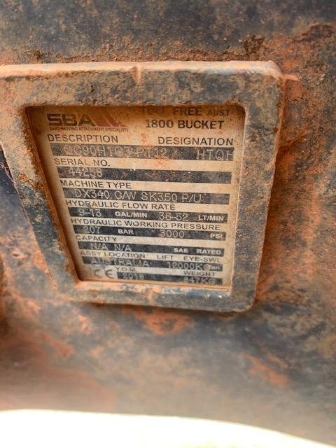 2017 Doosan Dx340lc