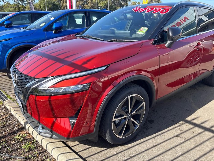 2024 Nissan QASHQAI Ti J12 MY24 Fuji Sunset Red with Pearl Black Roof