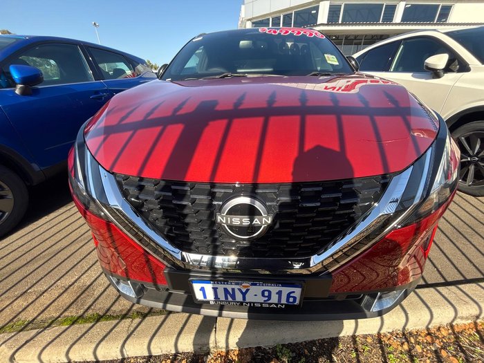 2024 Nissan QASHQAI Ti J12 MY24 Fuji Sunset Red with Pearl Black Roof