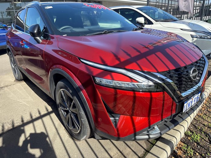 2024 Nissan QASHQAI Ti J12 MY24 Fuji Sunset Red with Pearl Black Roof