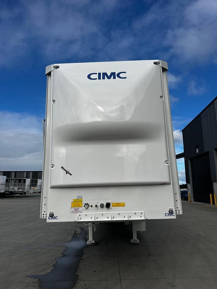 2025 CIMC 34 Pallet Drop Deck Mezz Curtainsider B Double