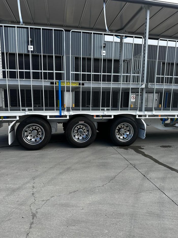 2025 CIMC 34 Pallet Drop Deck Mezz Curtainsider B Double