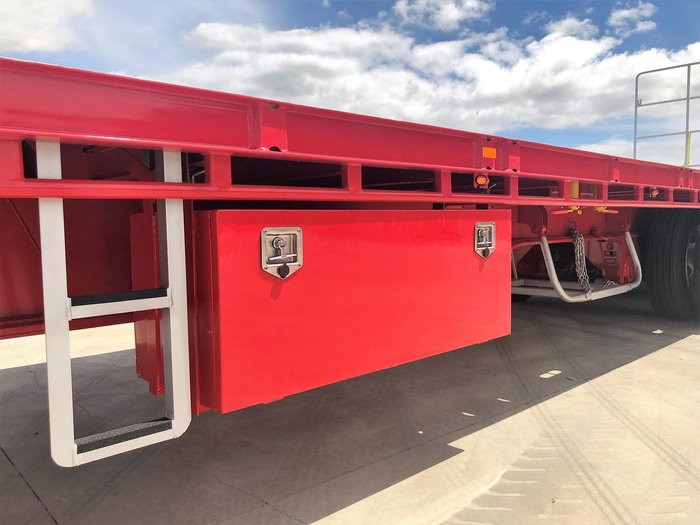 2025 CIMC 45' (22 Pallet) Drop Deck Flat Top (Roadtrain Coupling Provision)