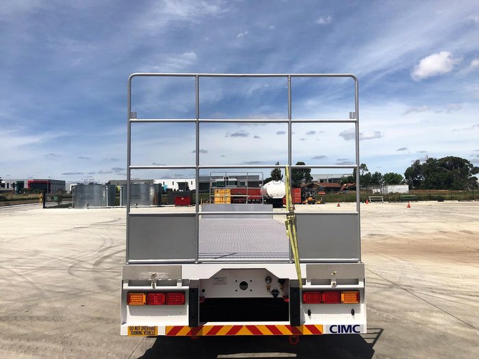 2025 CIMC 45' (22 Pallet) Drop Deck Flat Top (Roadtrain Coupling Provision)