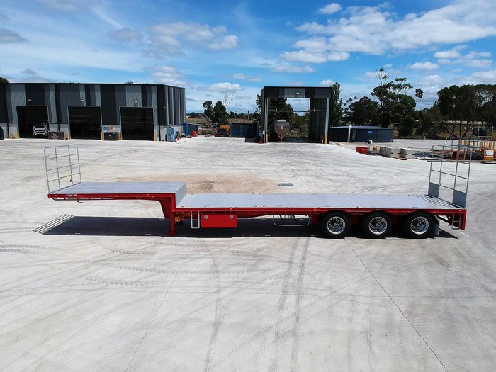 2025 CIMC 45' (22 Pallet) Drop Deck Flat Top (Roadtrain Coupling Provision)