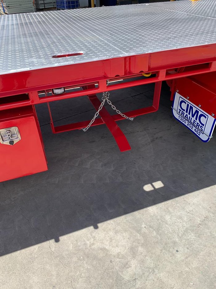 2025 CIMC 45' (22 Pallet) Drop Deck Flat Top (Roadtrain Coupling Provision)
