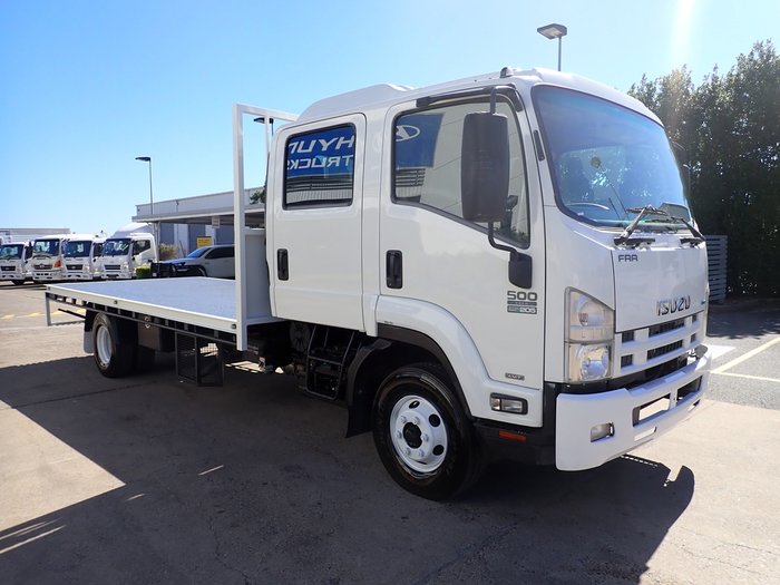 2016 ISUZU FRR 500 WHITE