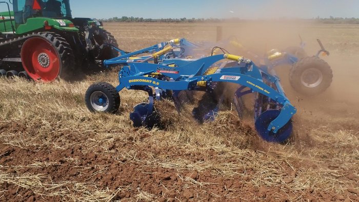 0 Farmet Diskomat 8.5Ps Heavy Duty Trailing Speed Disc Ex Demo BLUE