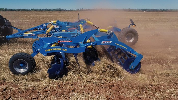 0 Farmet Diskomat 8.5Ps Heavy Duty Trailing Speed Disc New BLUE