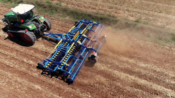 0 FARMET DISKOMAT 8.5PS HEAVY DUTY TRAILING SPEED DISC NEW BLUE