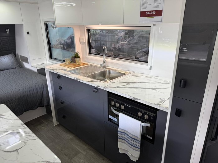 2025 Vivid Caravans Explorer 189 L Shaped Dinette