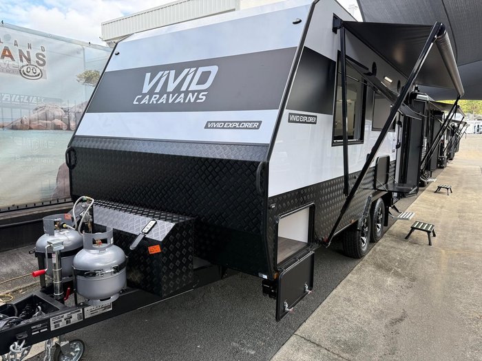 2025 Vivid Caravans Explorer 189 L Shaped Dinette