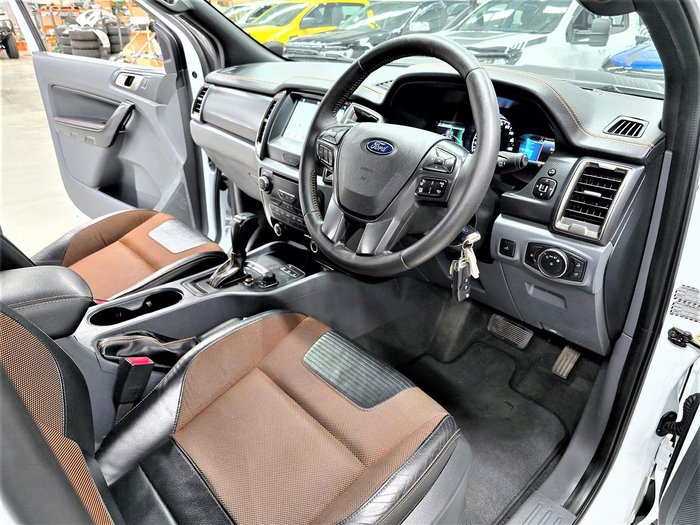 2017 Ford Ranger Wildtrak PX MkII 4X4 Dual Range Frozen White